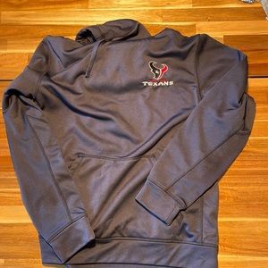 Houston Texans hoodie sweatshirt. Men’s Large. Navy blue. Athletic material.
